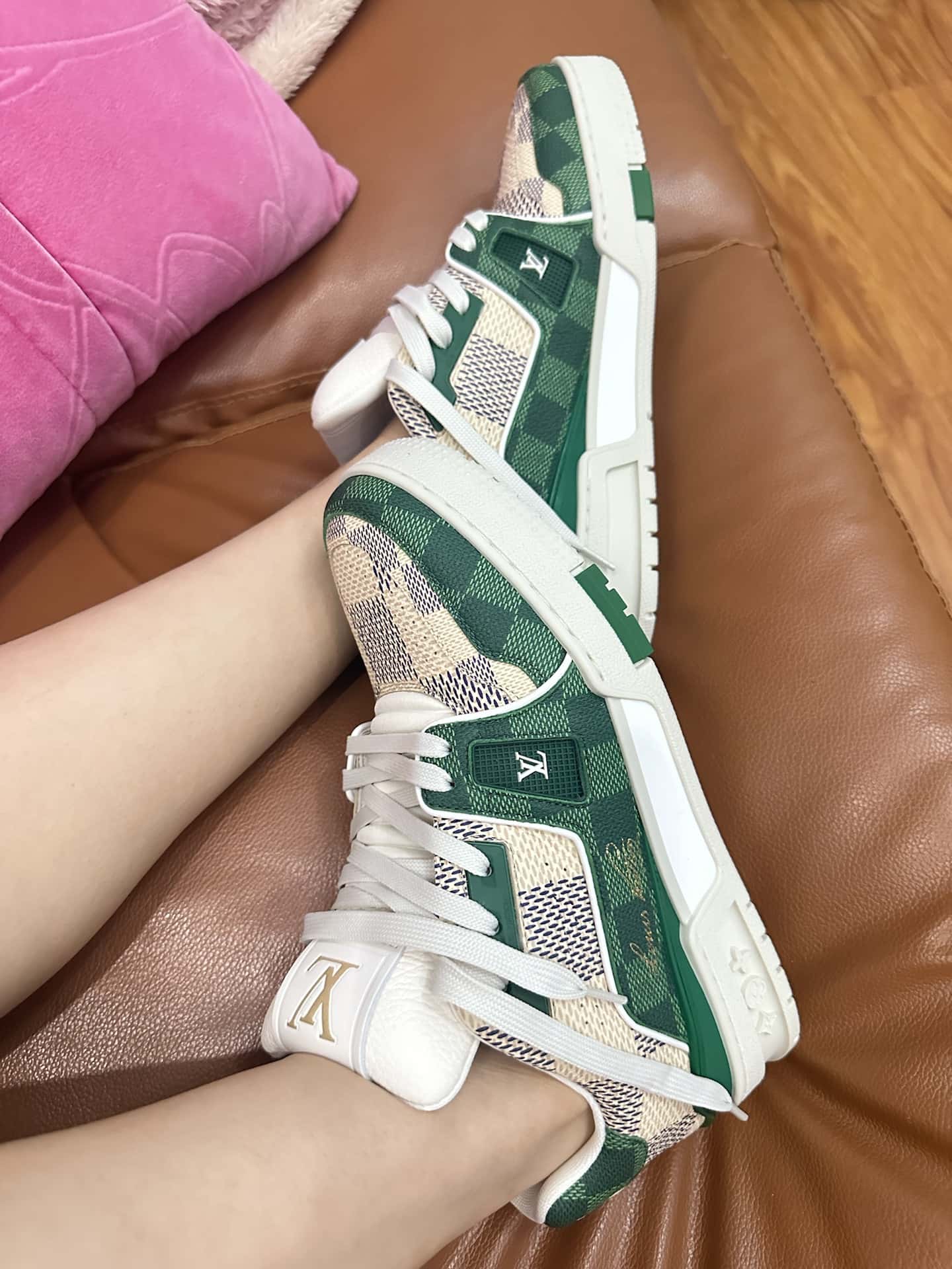 루이비통 트레이너 스케이트보드화 photo review