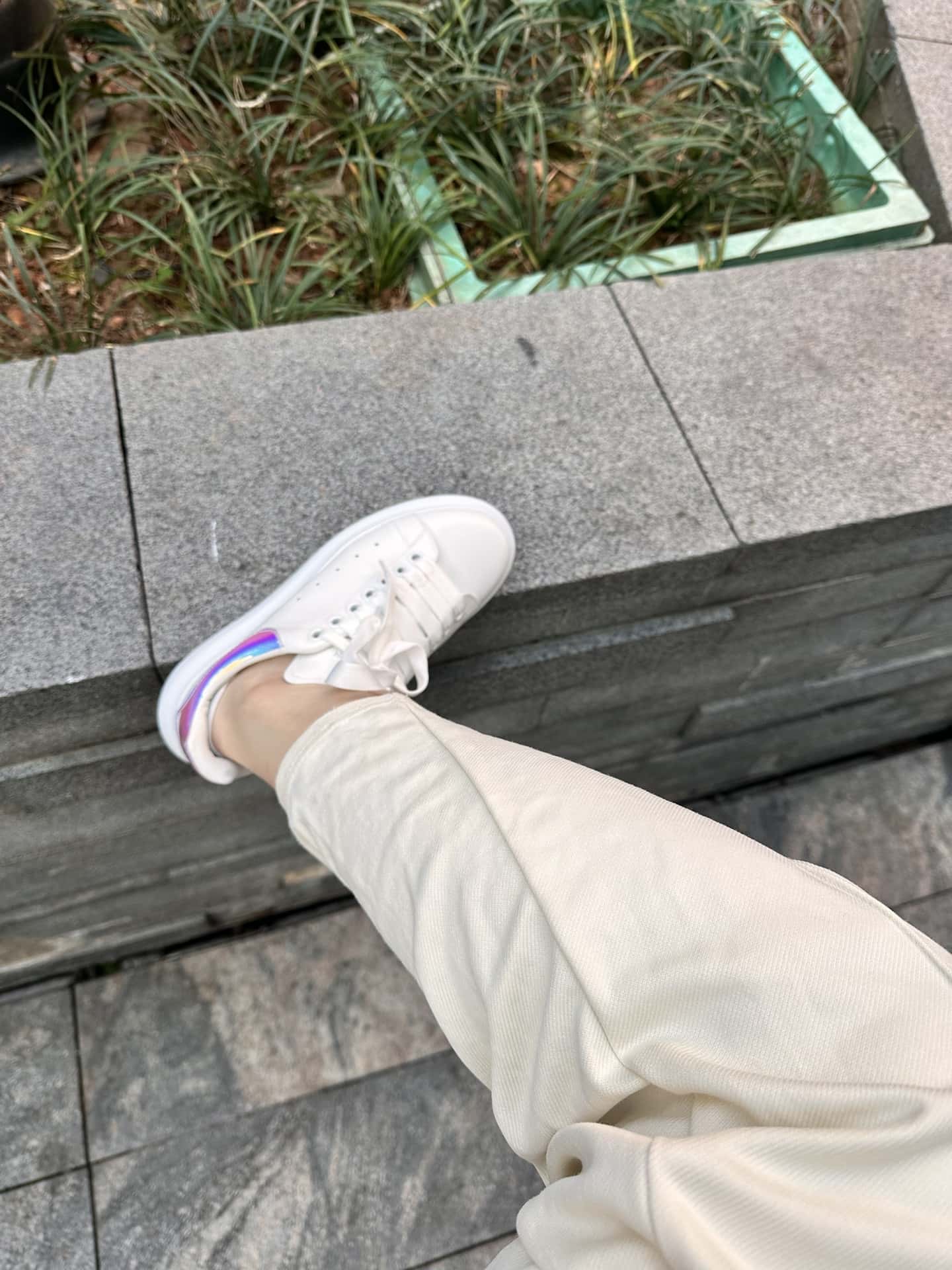 알렉산더 맥퀸 오버사이즈드 스니커즈 photo review