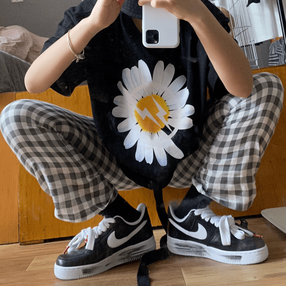 【G-Dragon】나이키 x 피스마이너스원 에어포스 1 로우 파라노이즈 photo review