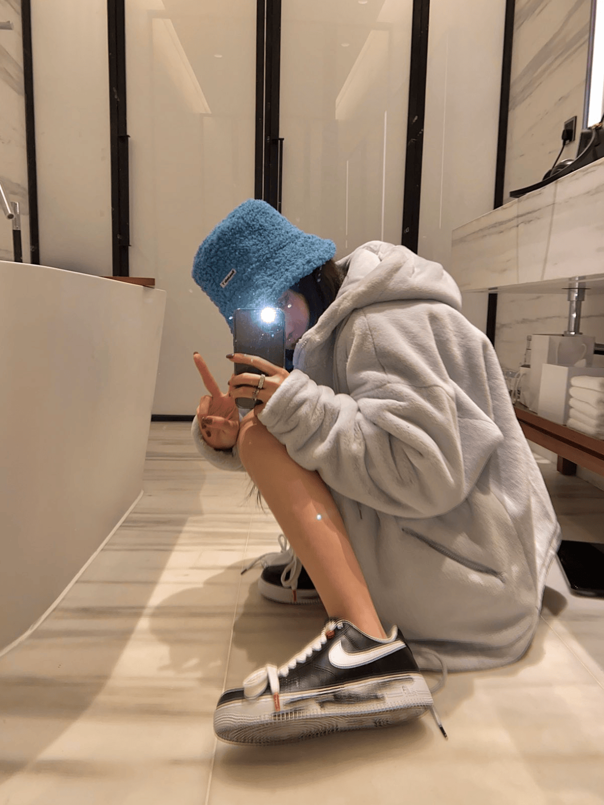 【G-Dragon】나이키 x 피스마이너스원 에어포스 1 로우 파라노이즈 photo review